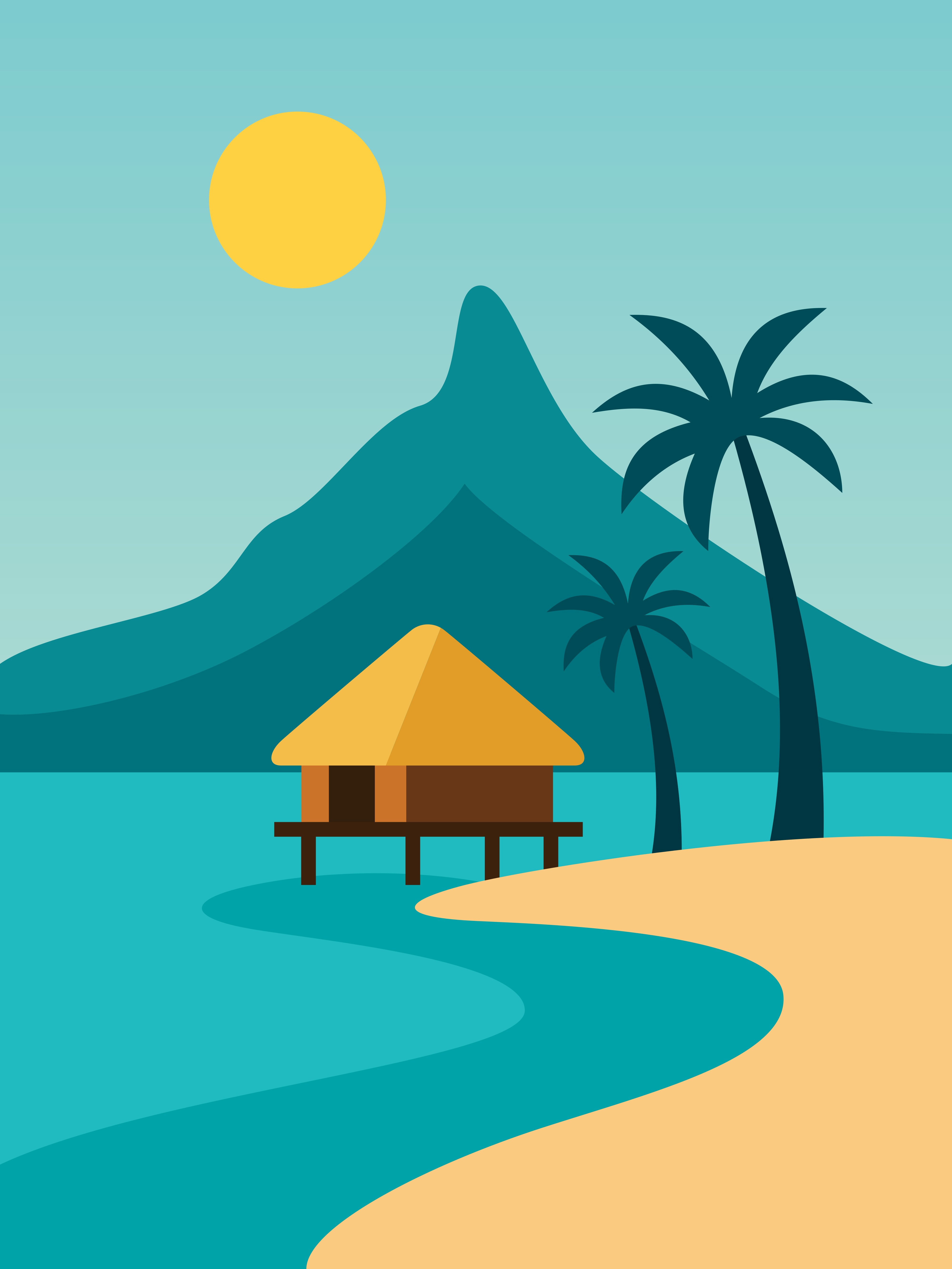 Catoon Beach Image
